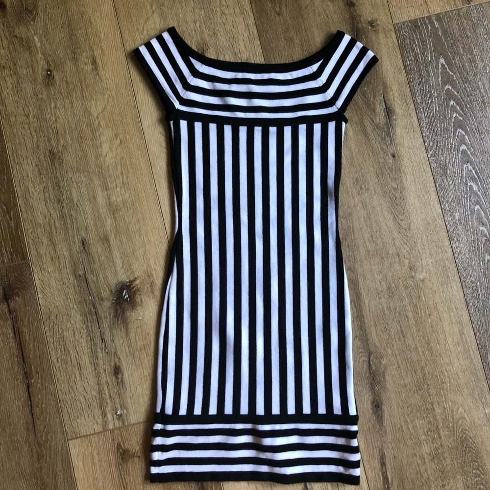 Bebe Stripped Dress Size Small